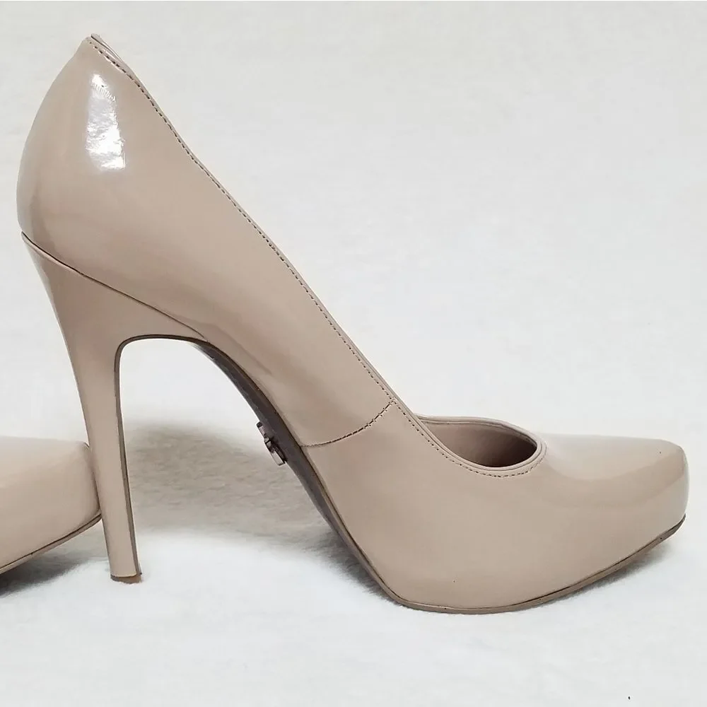 RACHEL Rachel Roy Carmelle Nude Pointy Toe Pumps